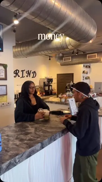 Ordering at the City Hall counter